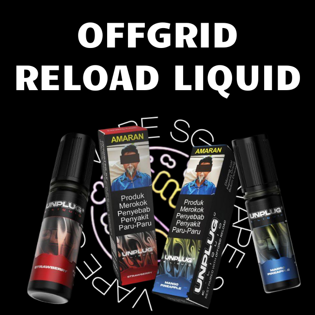 Unplug Reload Vape Shop Singapore | Offgrid| Elfbar | Relx | Vape Device – Sg Vape ...
